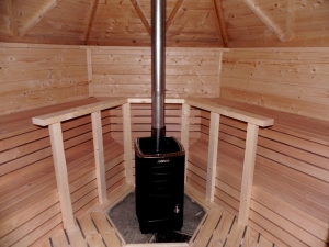 Finkota Saunakota mit Holzofen - 9,2 m2